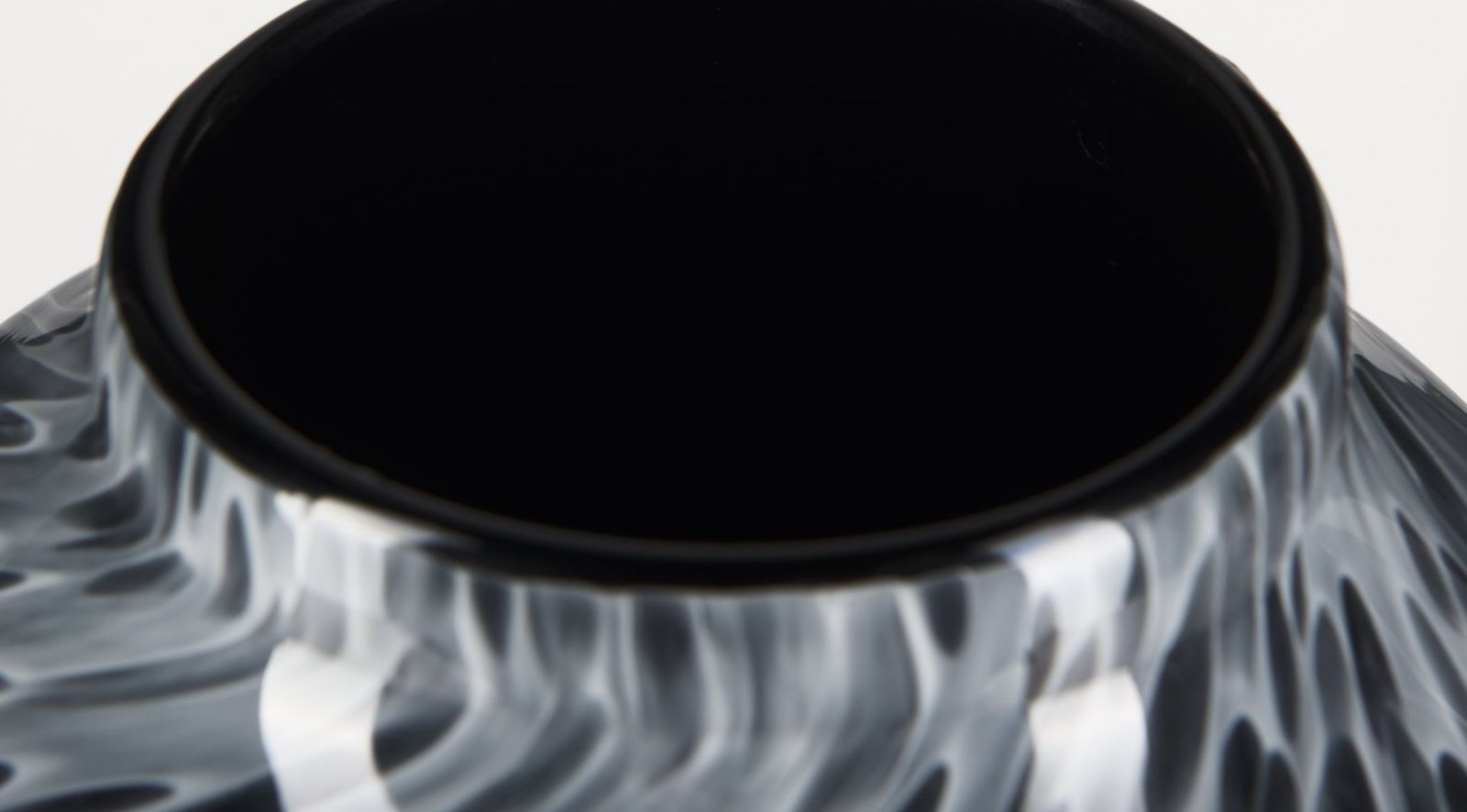 Masai Black Glass Vase-Medium - Image 6