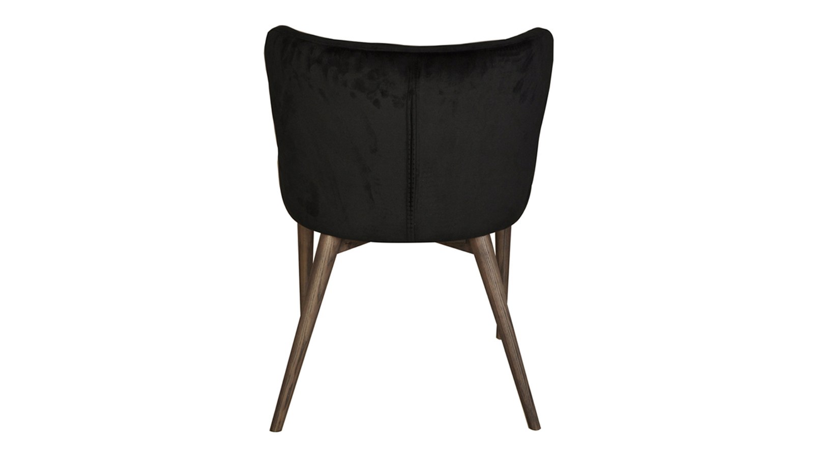 Milan Dining Chair - Black Velvet - Image 4