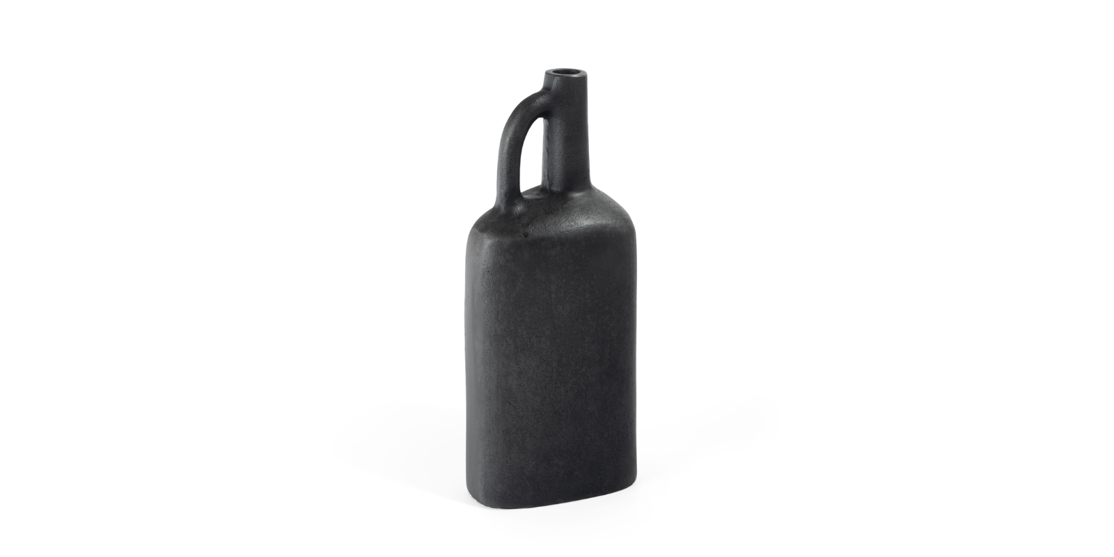 Miller Metal Vase, Small Grey