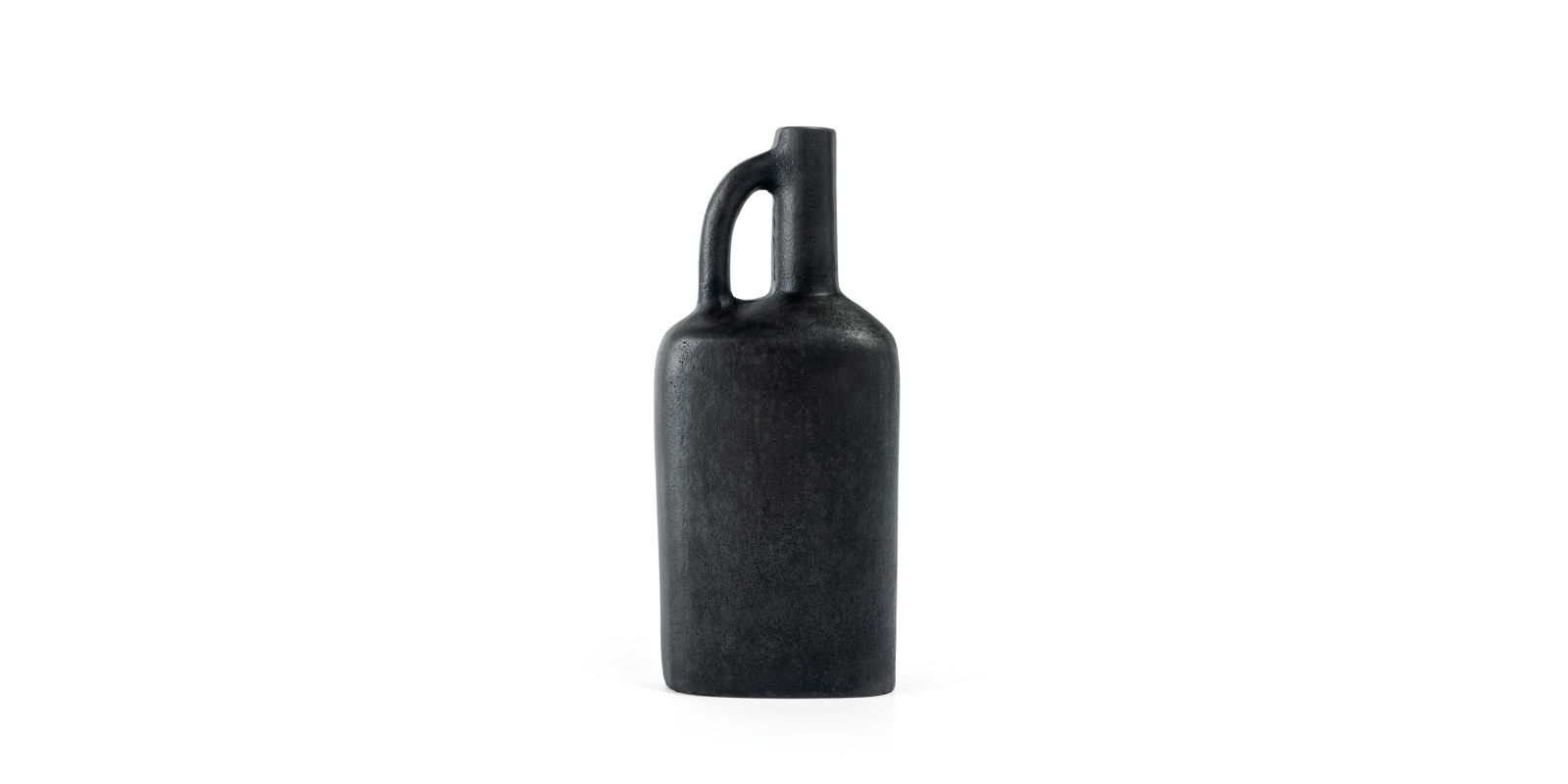 Miller Metal Vase, Small Grey - Image 4