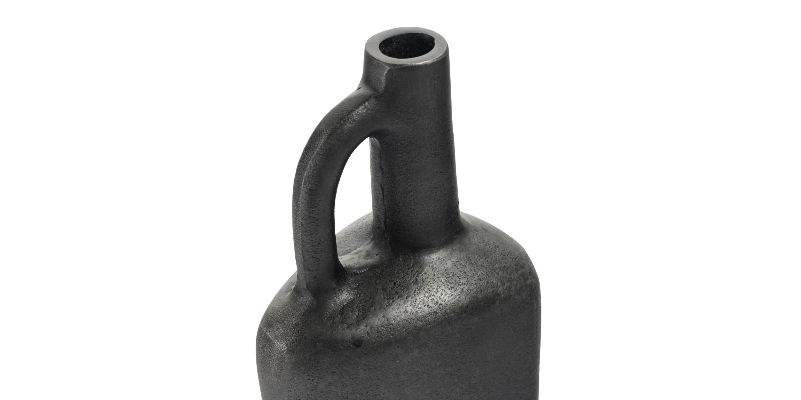 Miller Metal Vase, Small Grey - Image 3