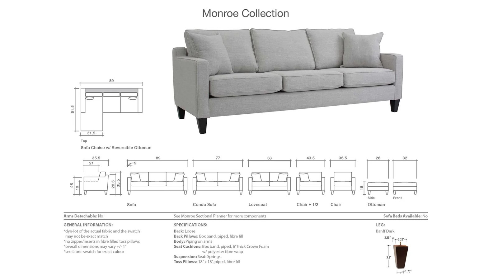 Monroe Sofa - Image 4