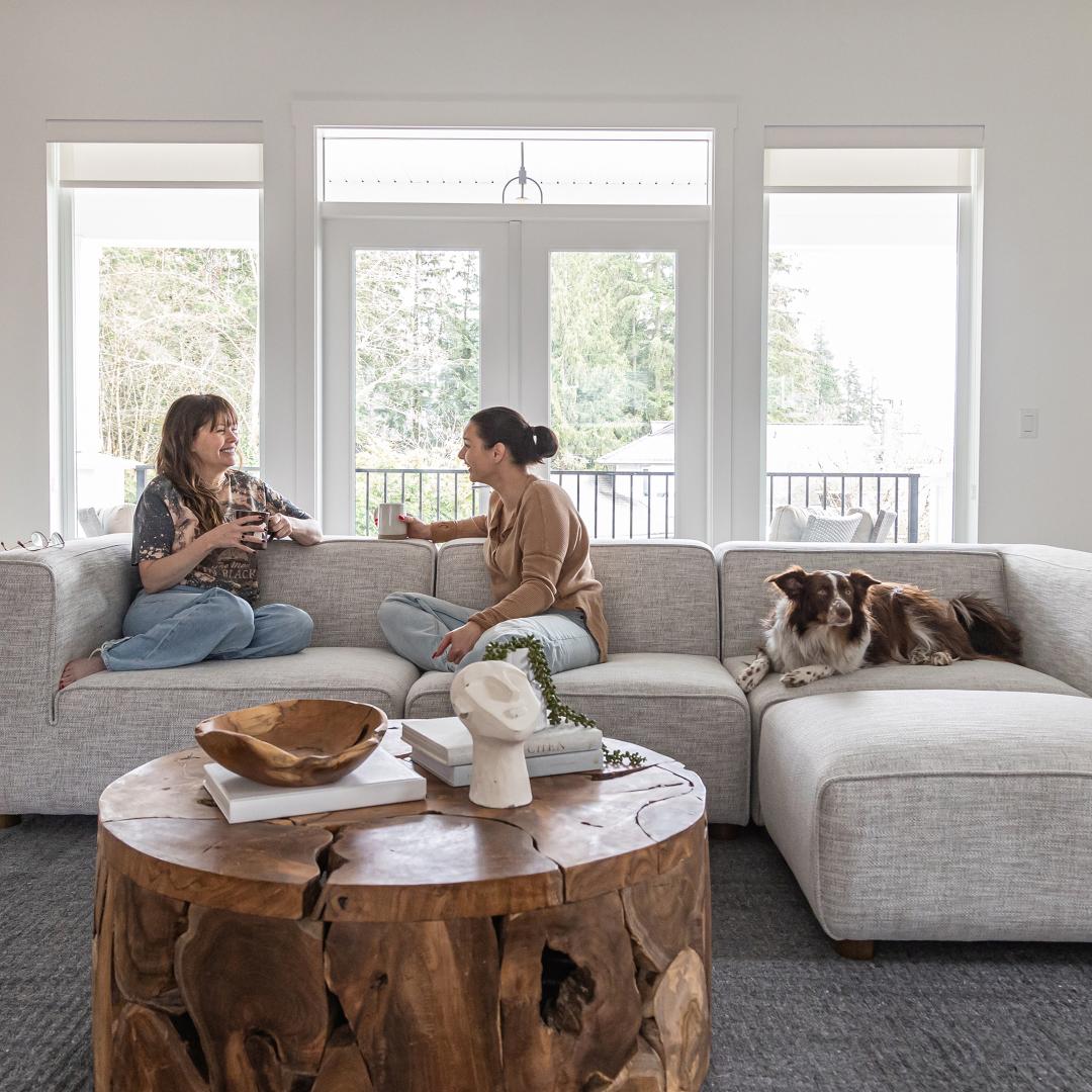 Kayu Flow Round Coffee Table - Image 9