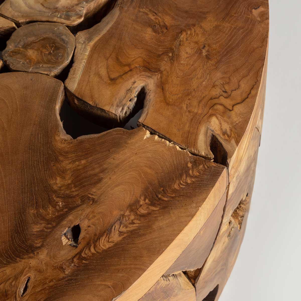 Kayu Flow Round Coffee Table - Image 10