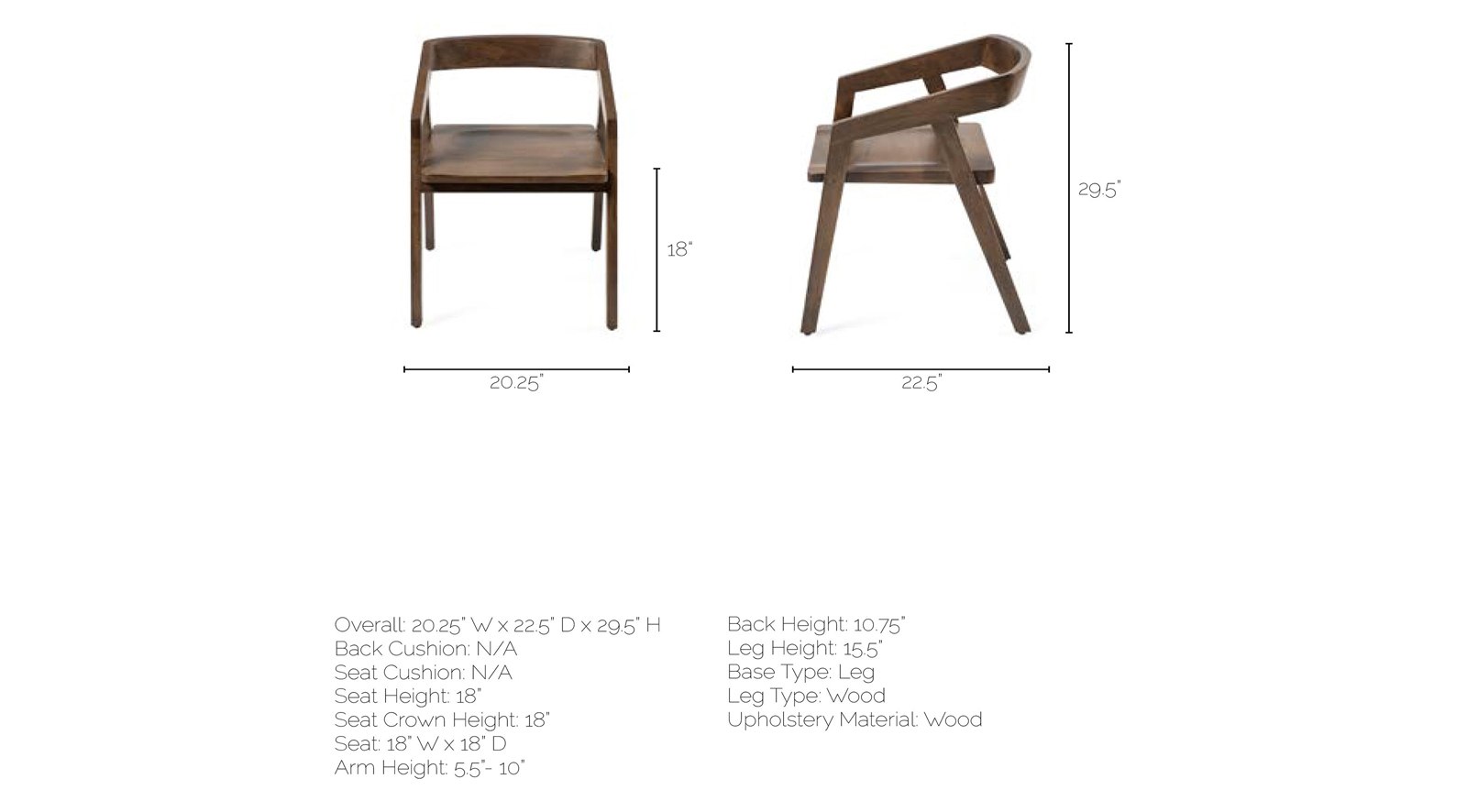 Nicholas Dining Chair - Image 6