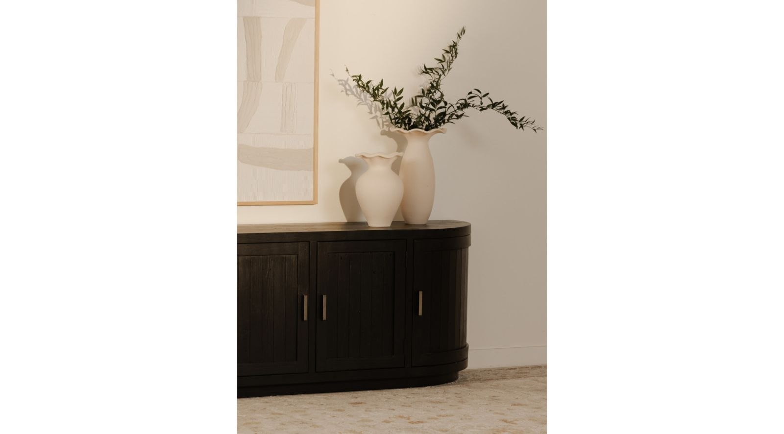 Nicola Media Cabinet- Black - Image 12