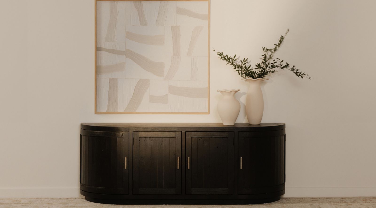 Nicola Media Cabinet- Black - Image 2