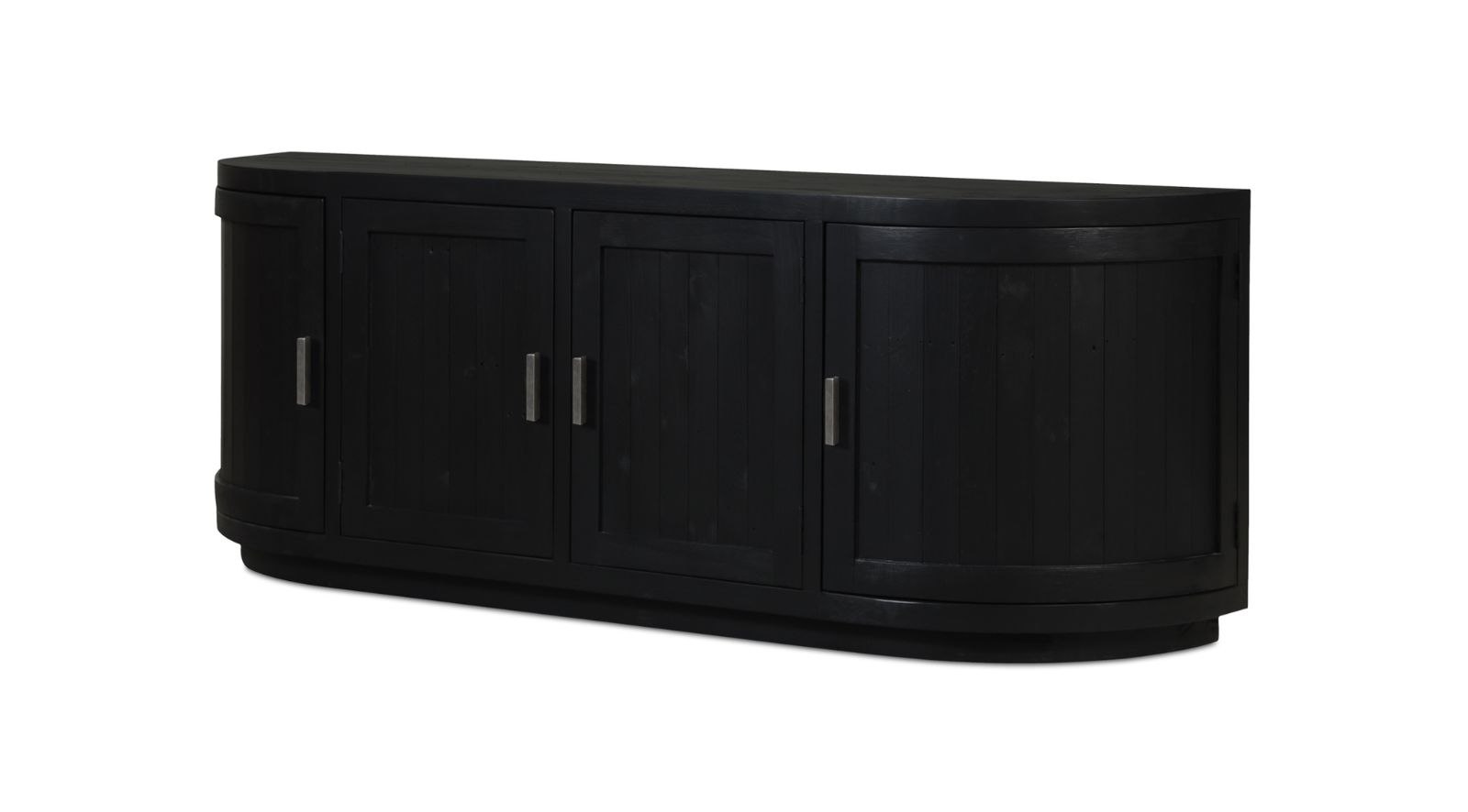 Nicola Media Cabinet- Black - Image 3