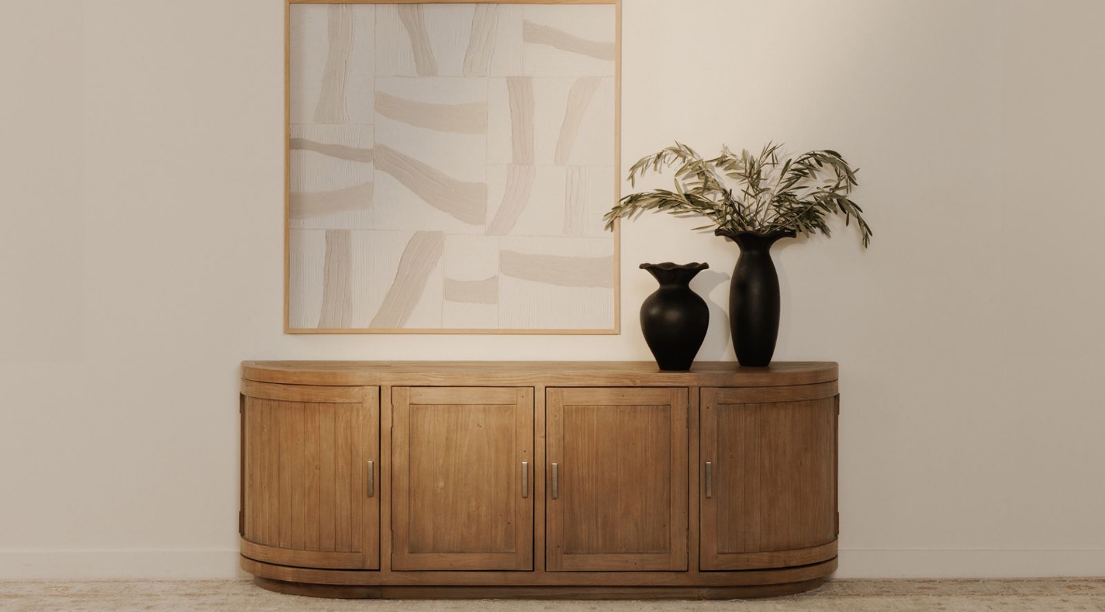 Nicola Media Cabinet- Natural - Image 2