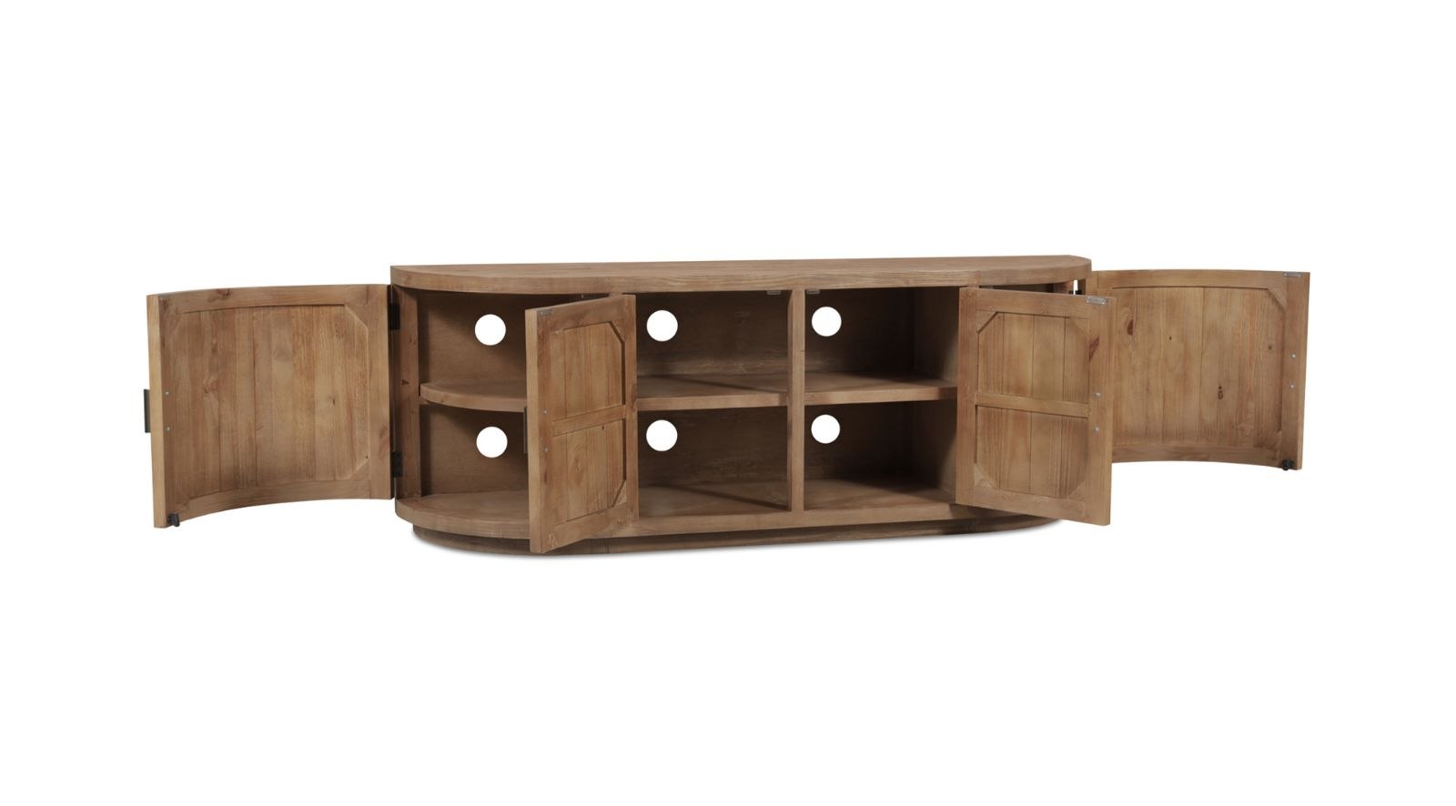 Nicola Media Cabinet- Natural - Image 10