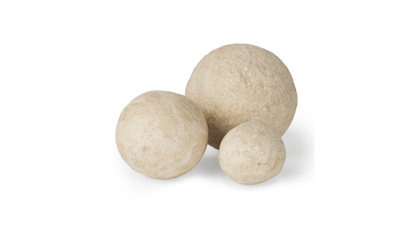 Sunita Paper Mache Orbs Beige