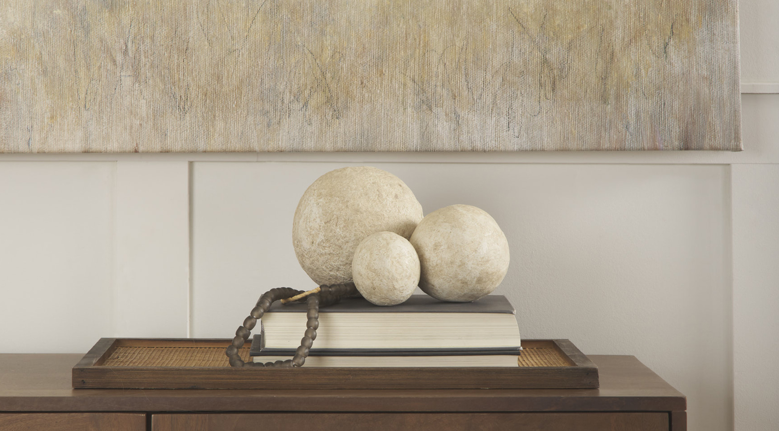 Sunita Paper Mache Orbs Beige - Image 6