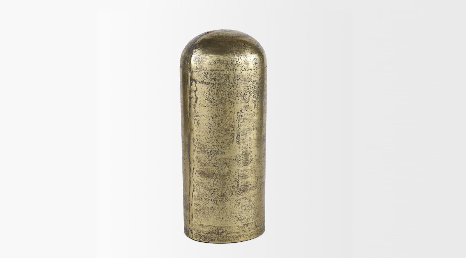 Quonset Brass Ornament Long Tall - Image 2