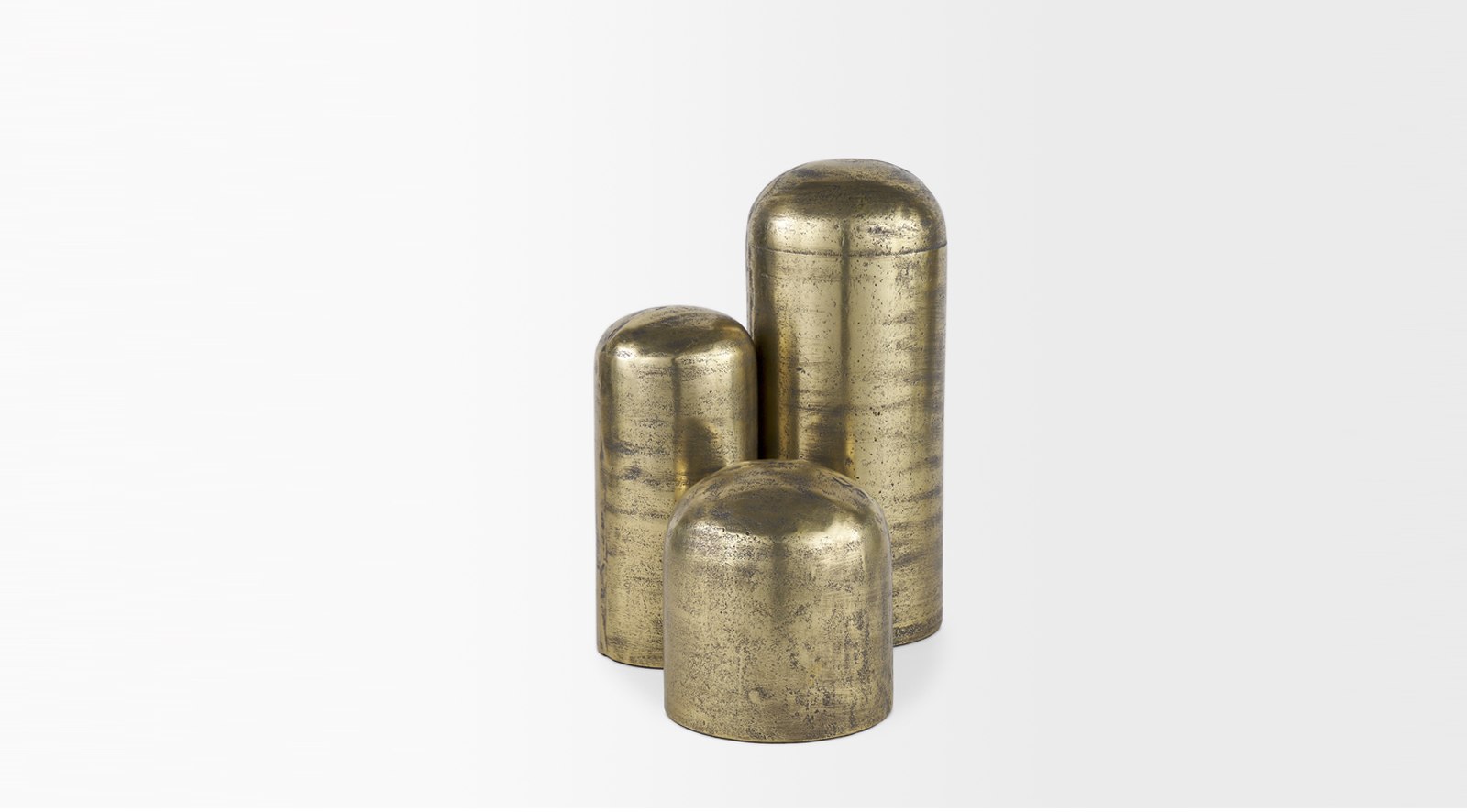 Quonset Brass Ornament Long Tall - Image 5