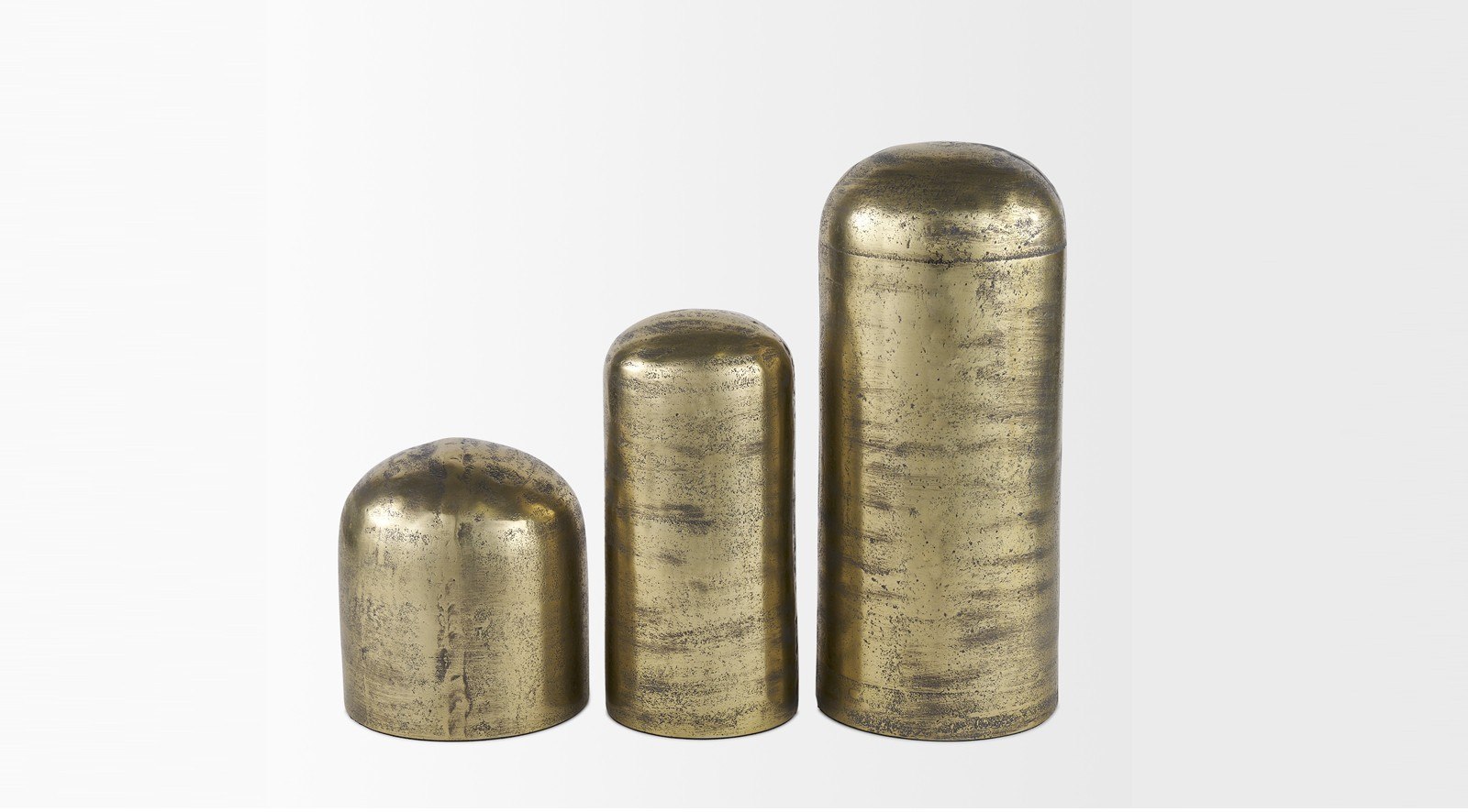 Quonset Brass Ornament Long Tall - Image 4