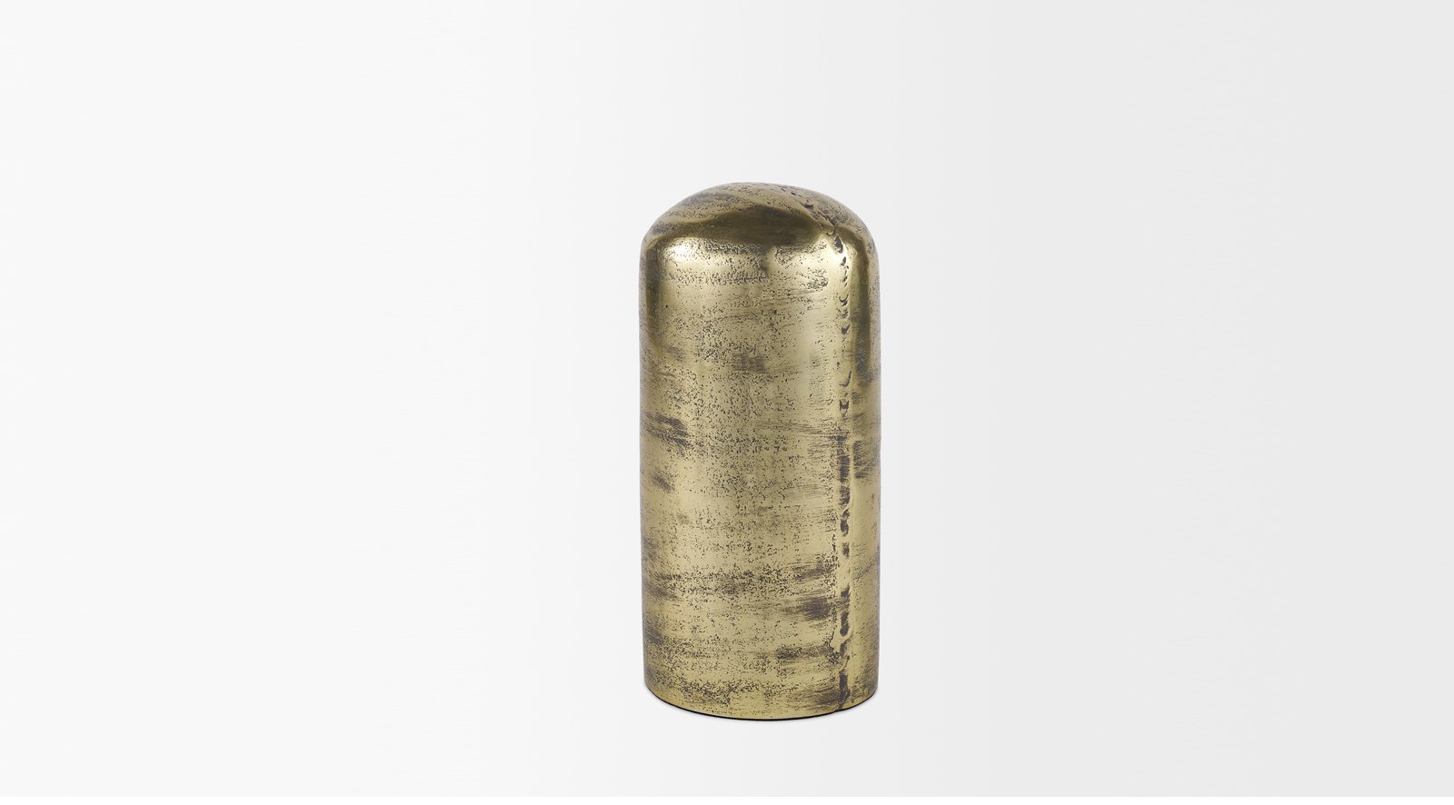 Quonset Brass Ornament Tall - Image 3