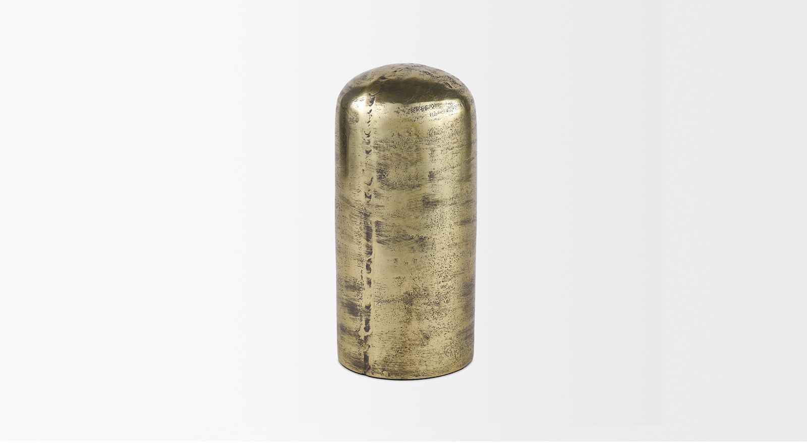 Quonset Brass Ornament Tall - Image 2