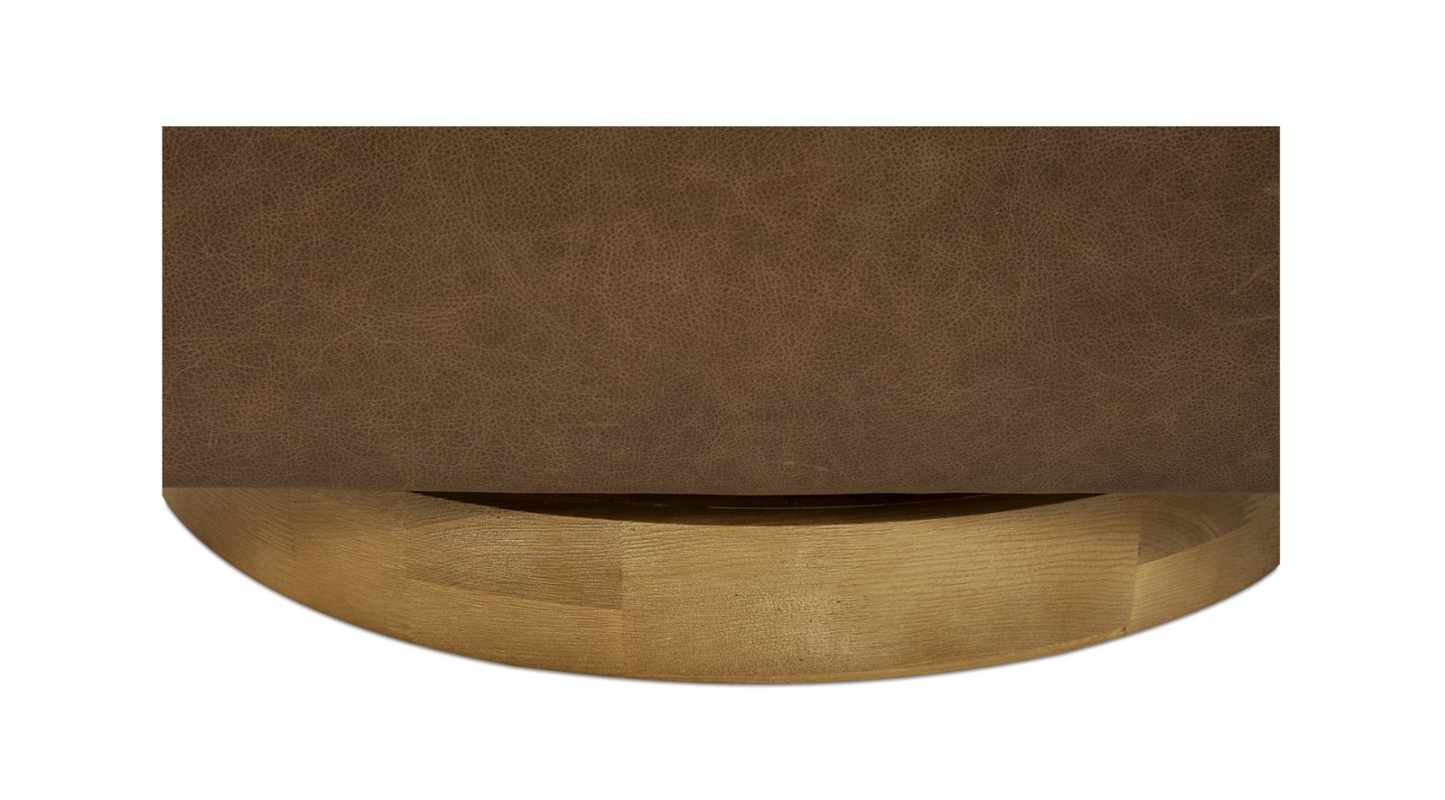 Oscy Leather Swivel Chair - Image 3