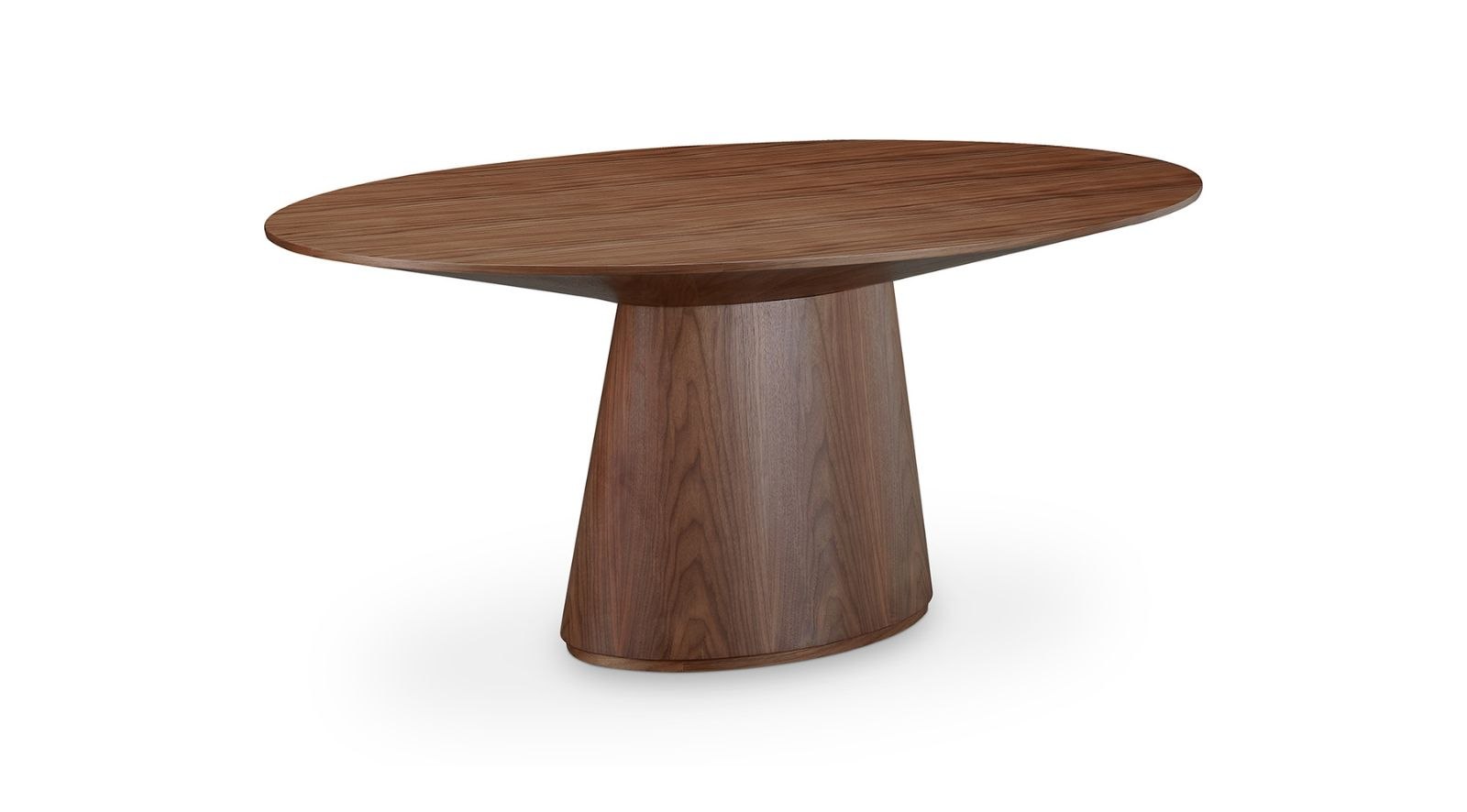 Otago Oval Dining Table-Brown - Image 5