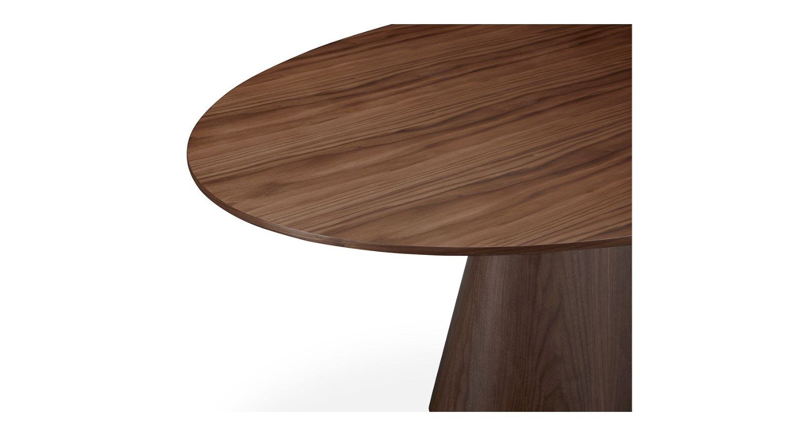 Otago Oval Dining Table-Brown - Image 3