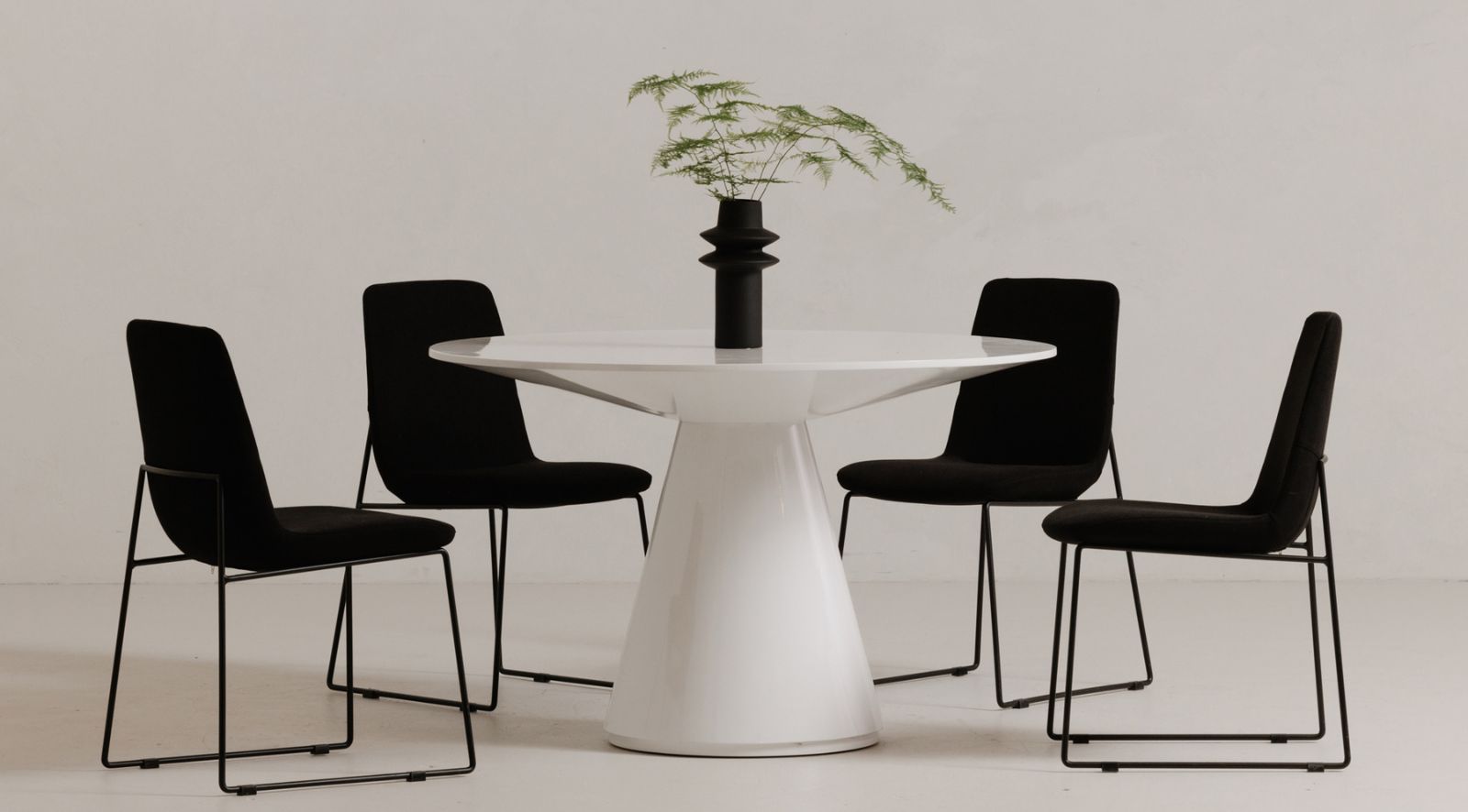 Otago Round Dining Table-White - Image 2