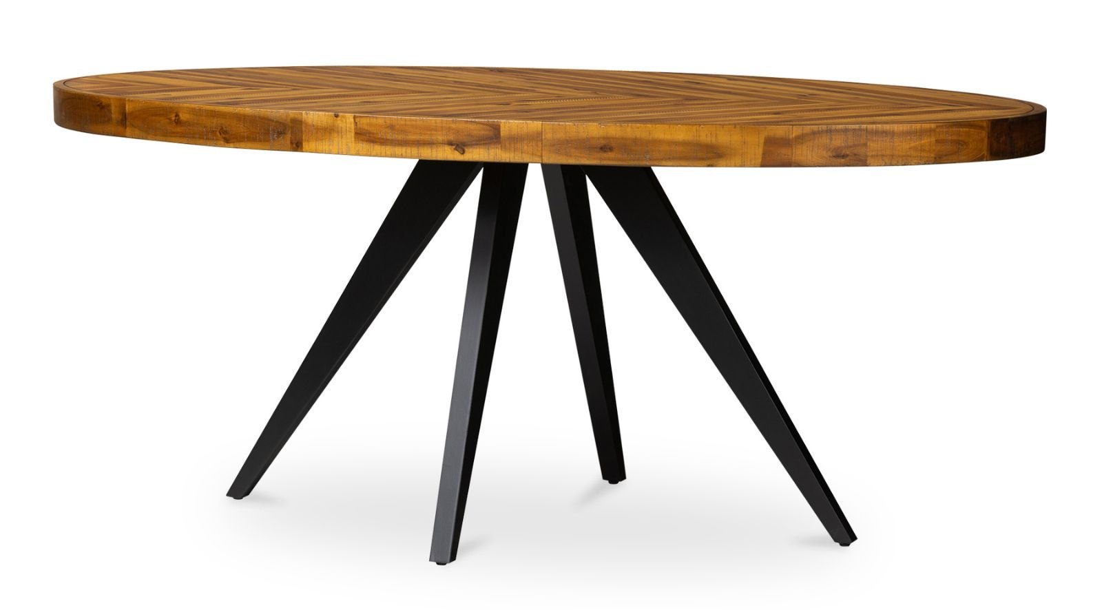 Parq Oval Dining Table- Amber - Image 4