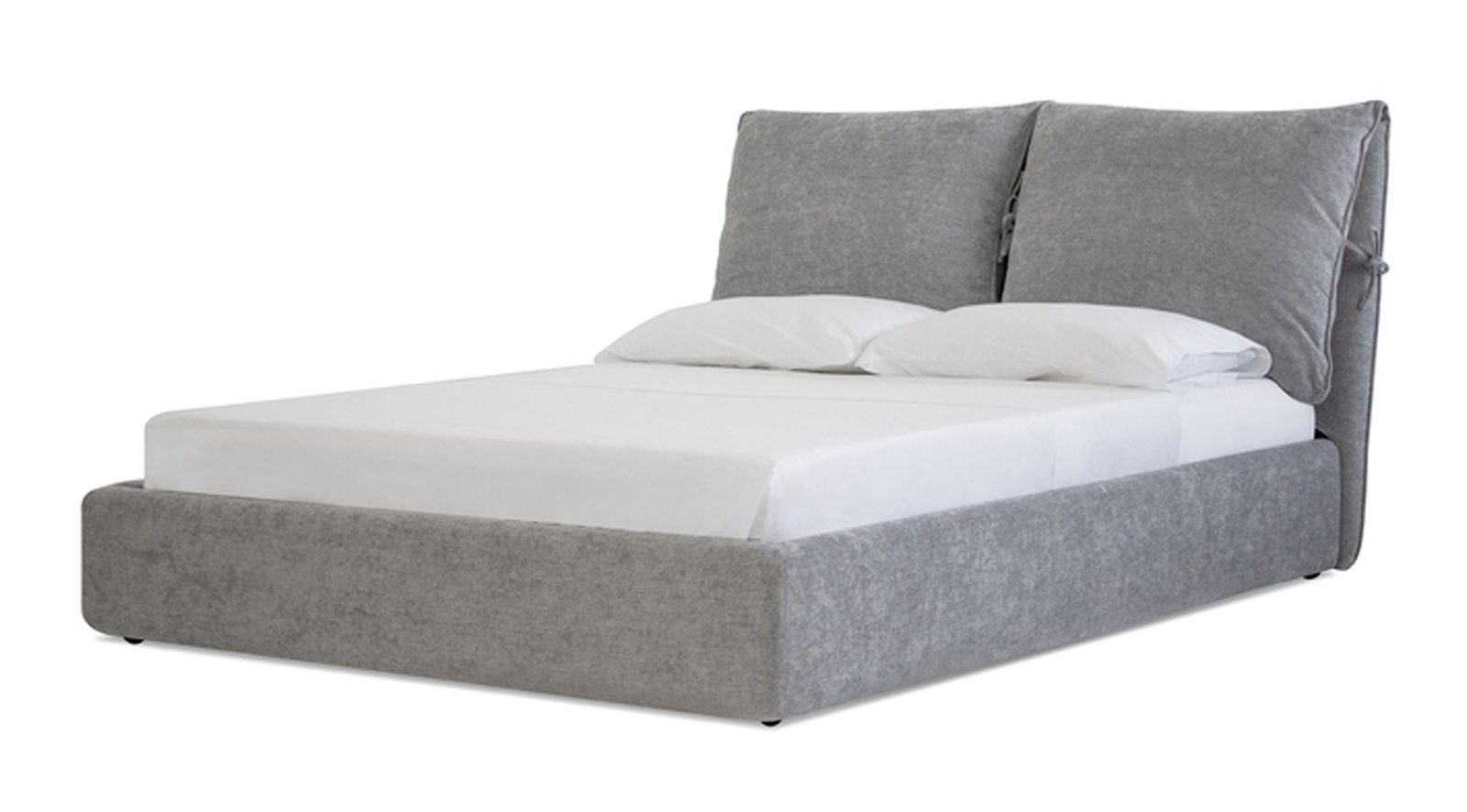 Plume Bed Heather Grey Chenille - Image 3
