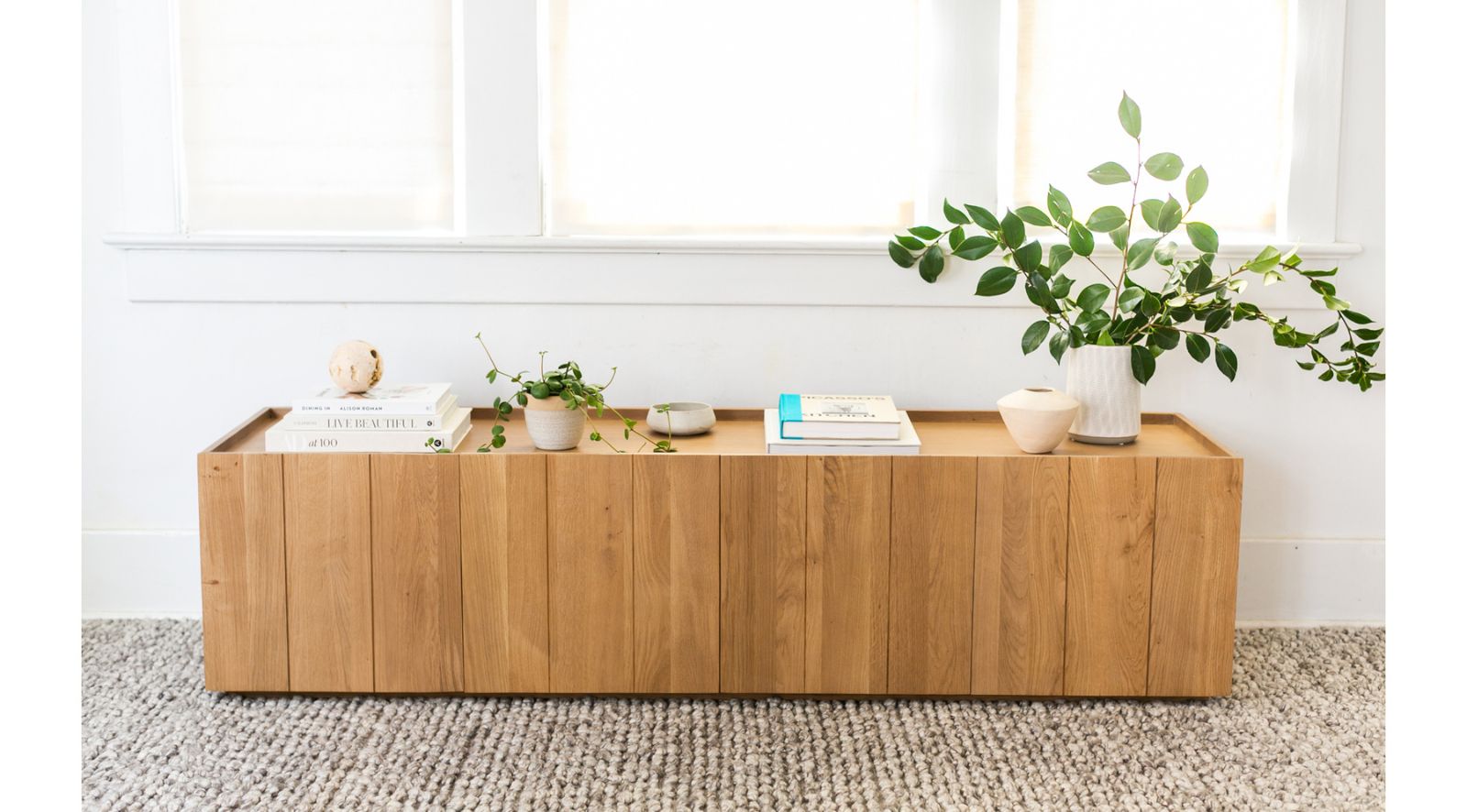 Plank Media Cabinet Natural - Image 2