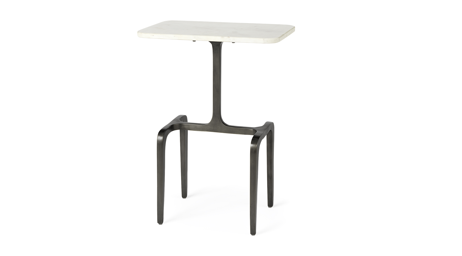 Preston - Grey Metal Accent Table