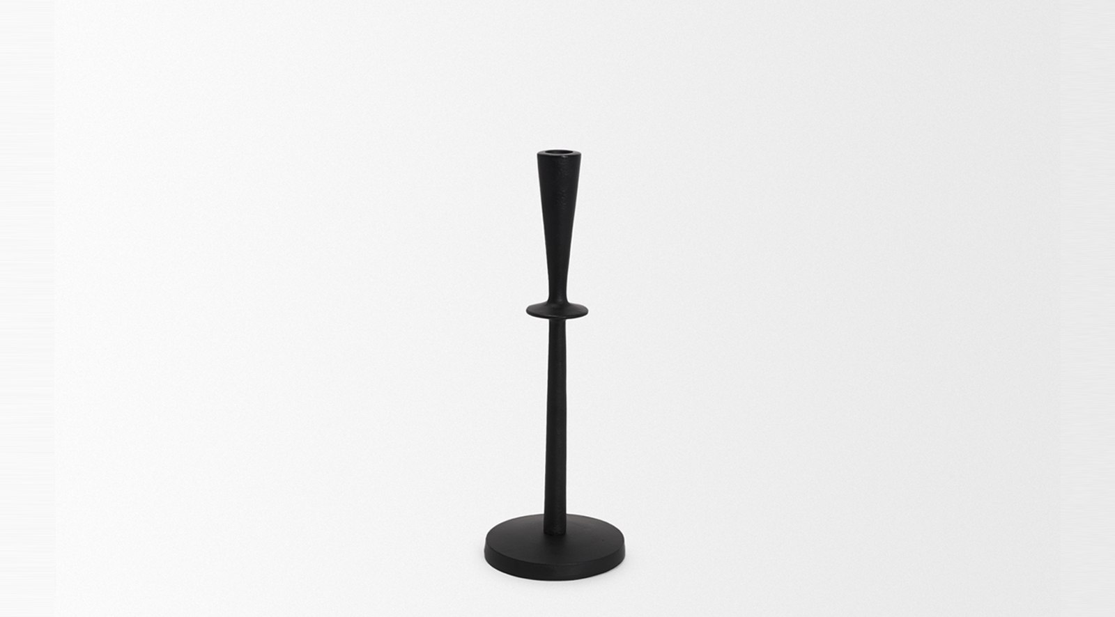 Qwin Black Candle Holder Tall