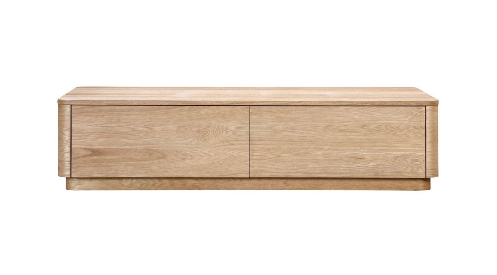 ROUND OFF COFFEE TABLE- OAK