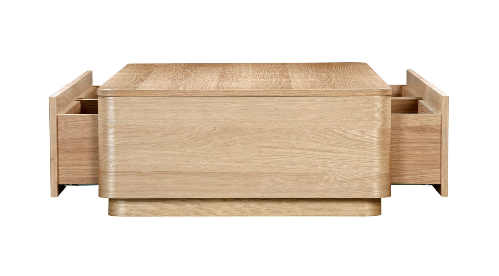 ROUND OFF COFFEE TABLE- OAK - Image 9