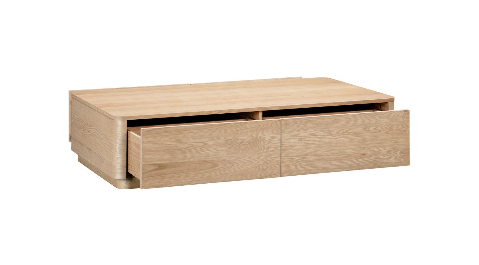 ROUND OFF COFFEE TABLE- OAK - Image 8
