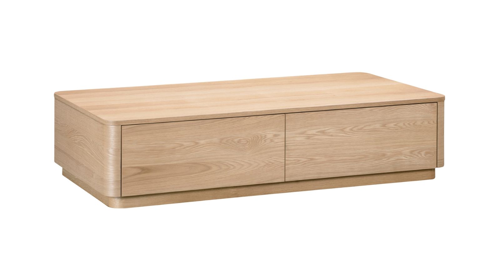 ROUND OFF COFFEE TABLE- OAK - Image 3