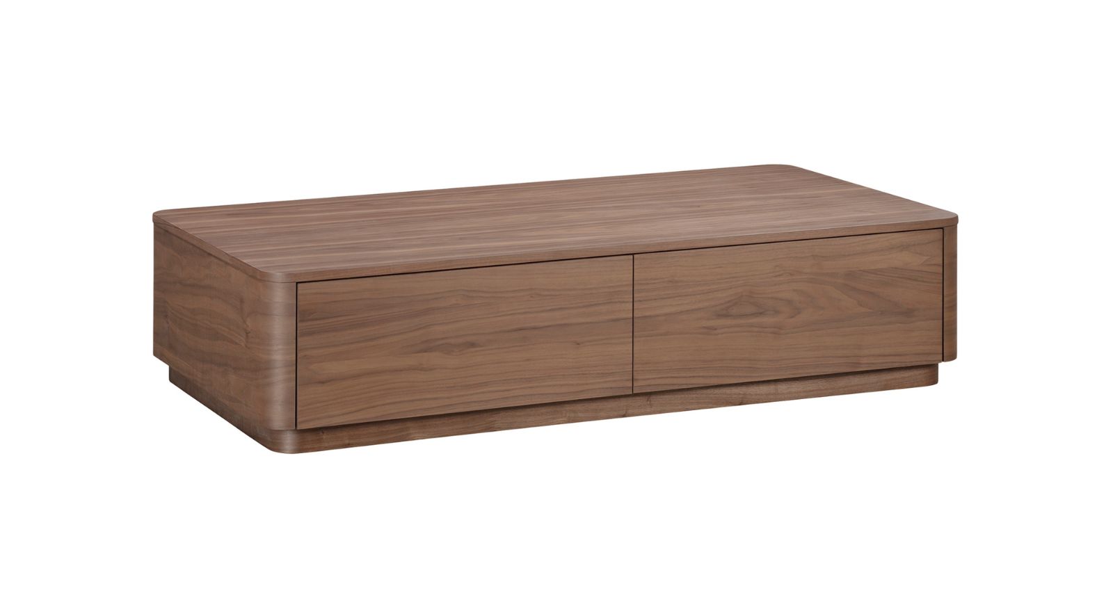 ROUND OFF COFFEE TABLE- WALNUT - Image 8