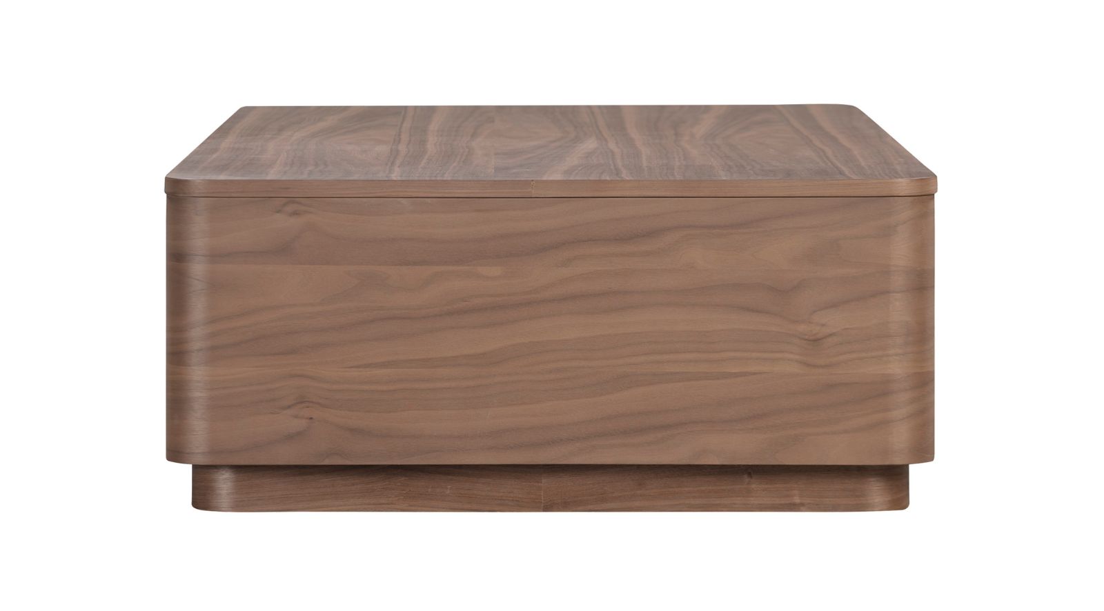 ROUND OFF COFFEE TABLE- WALNUT - Image 7