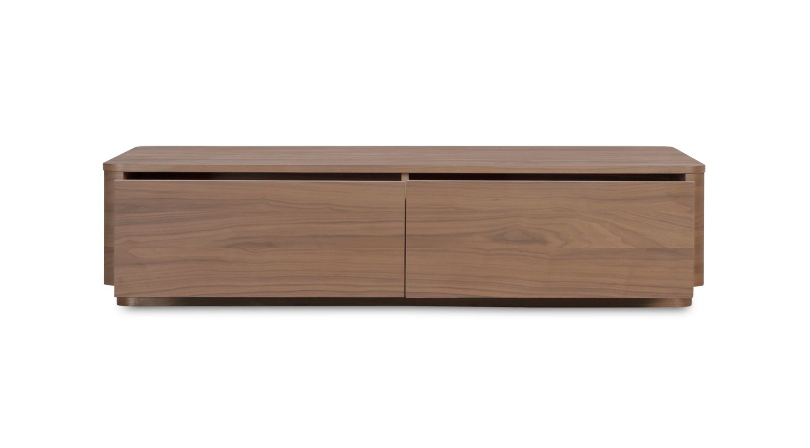 ROUND OFF COFFEE TABLE- WALNUT - Image 6