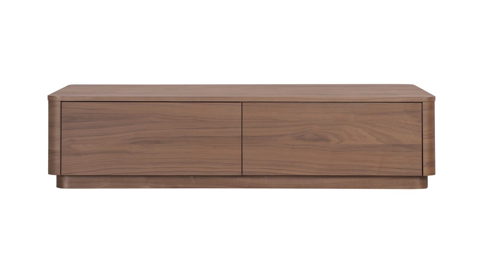 ROUND OFF COFFEE TABLE- WALNUT - Image 2