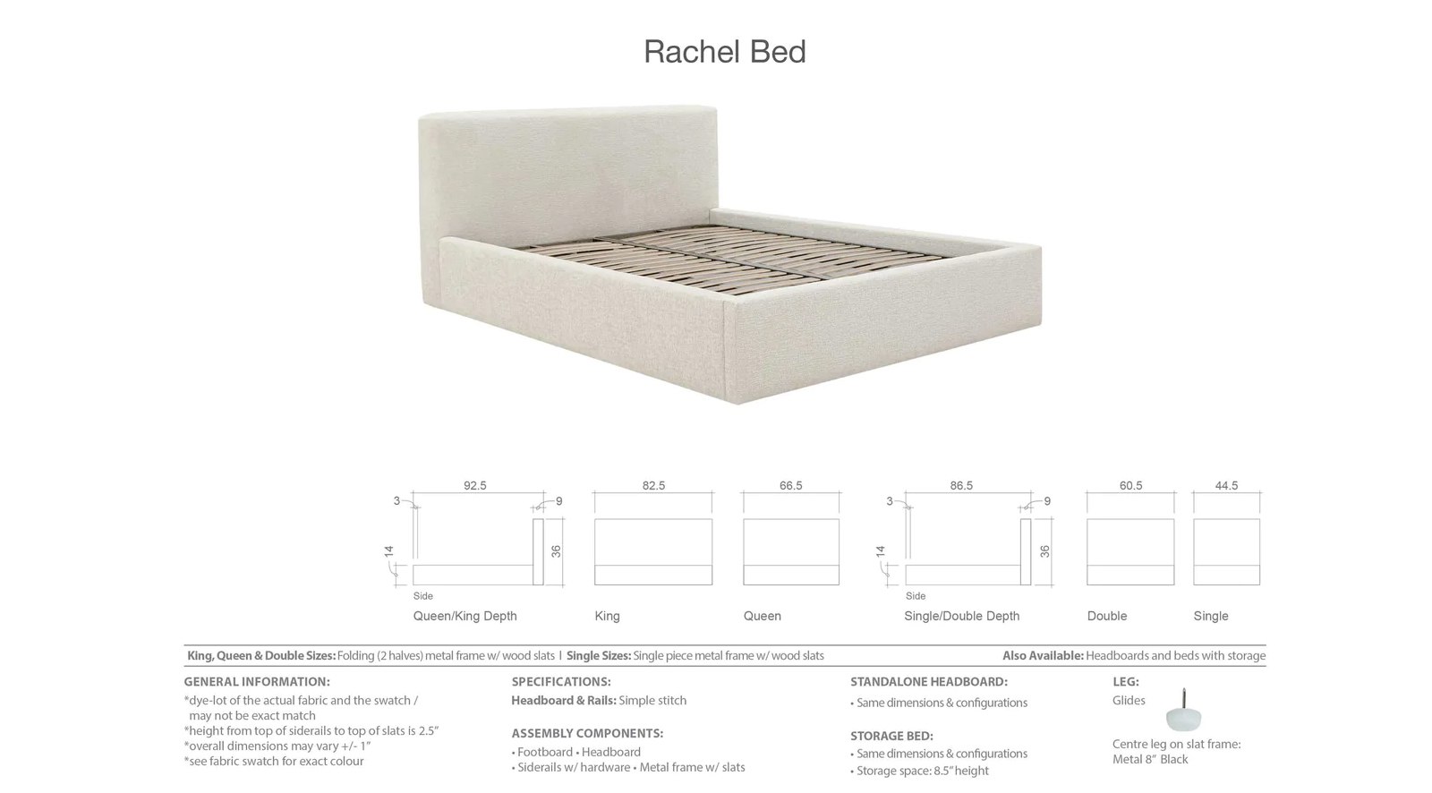 Rachel Bed - Image 2