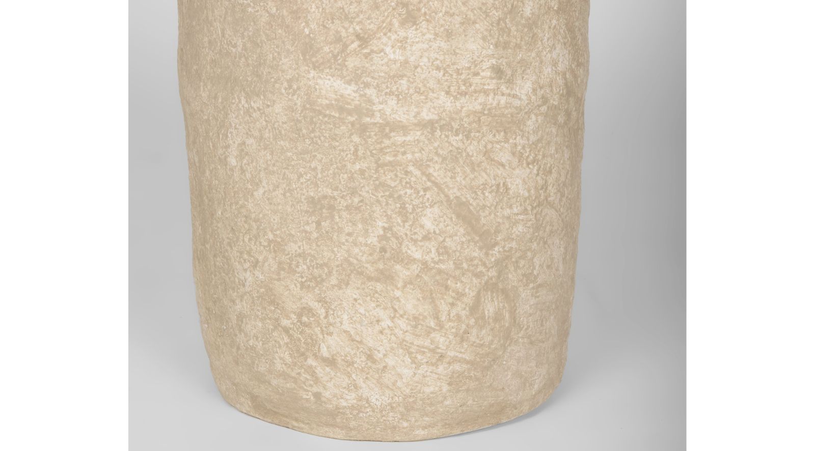 Rama Beige Paper Mache Floor Vase-Small - Image 4