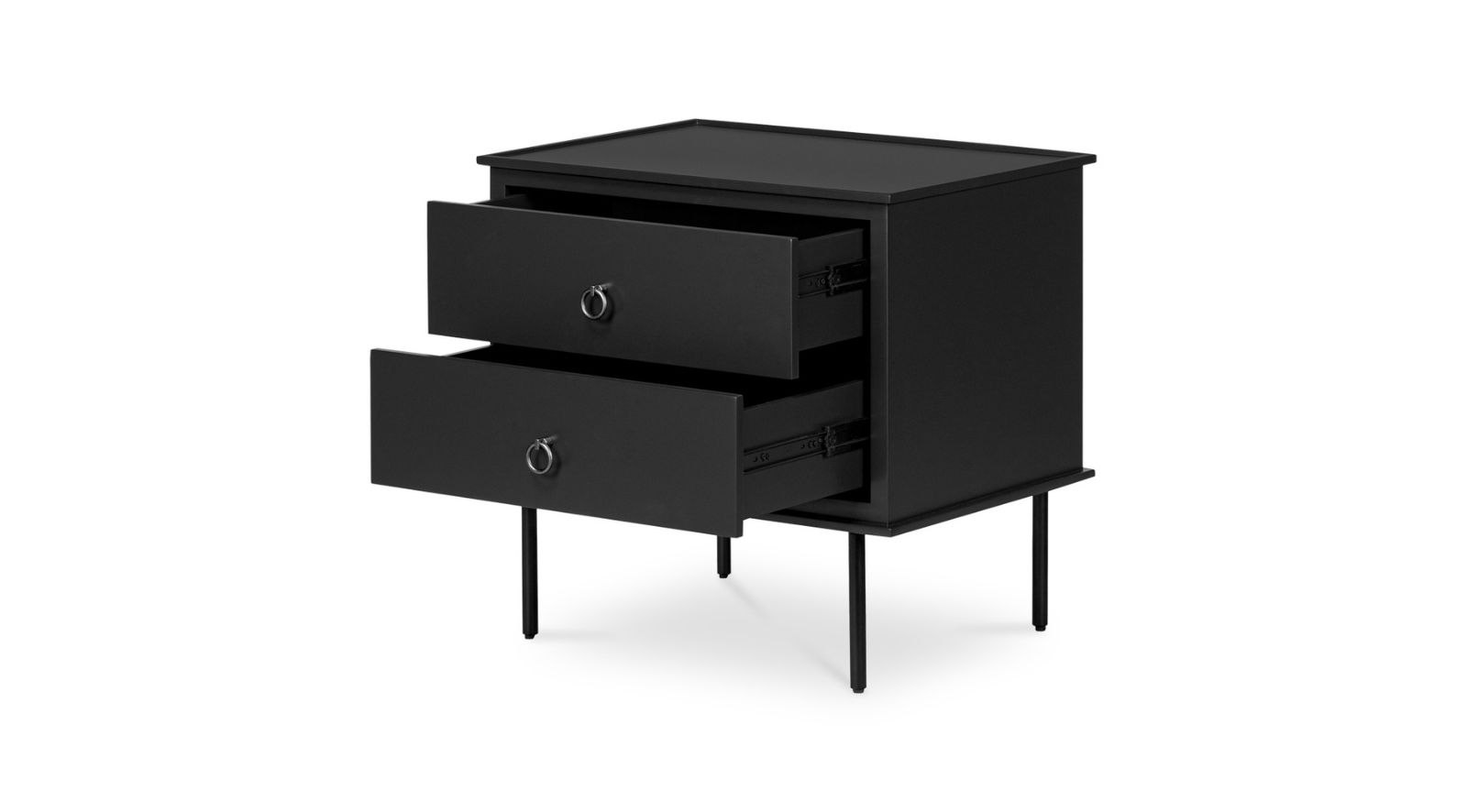 Reagan Nightstand- Black - Image 2