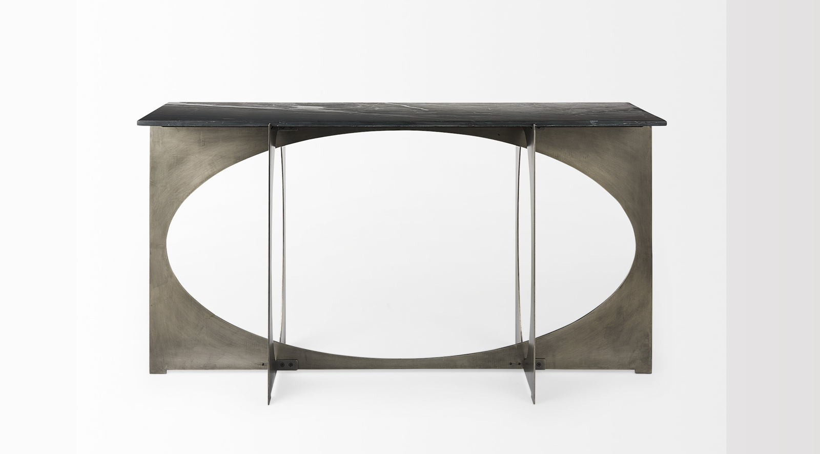 Reinhold IV Black Console Table - Image 6