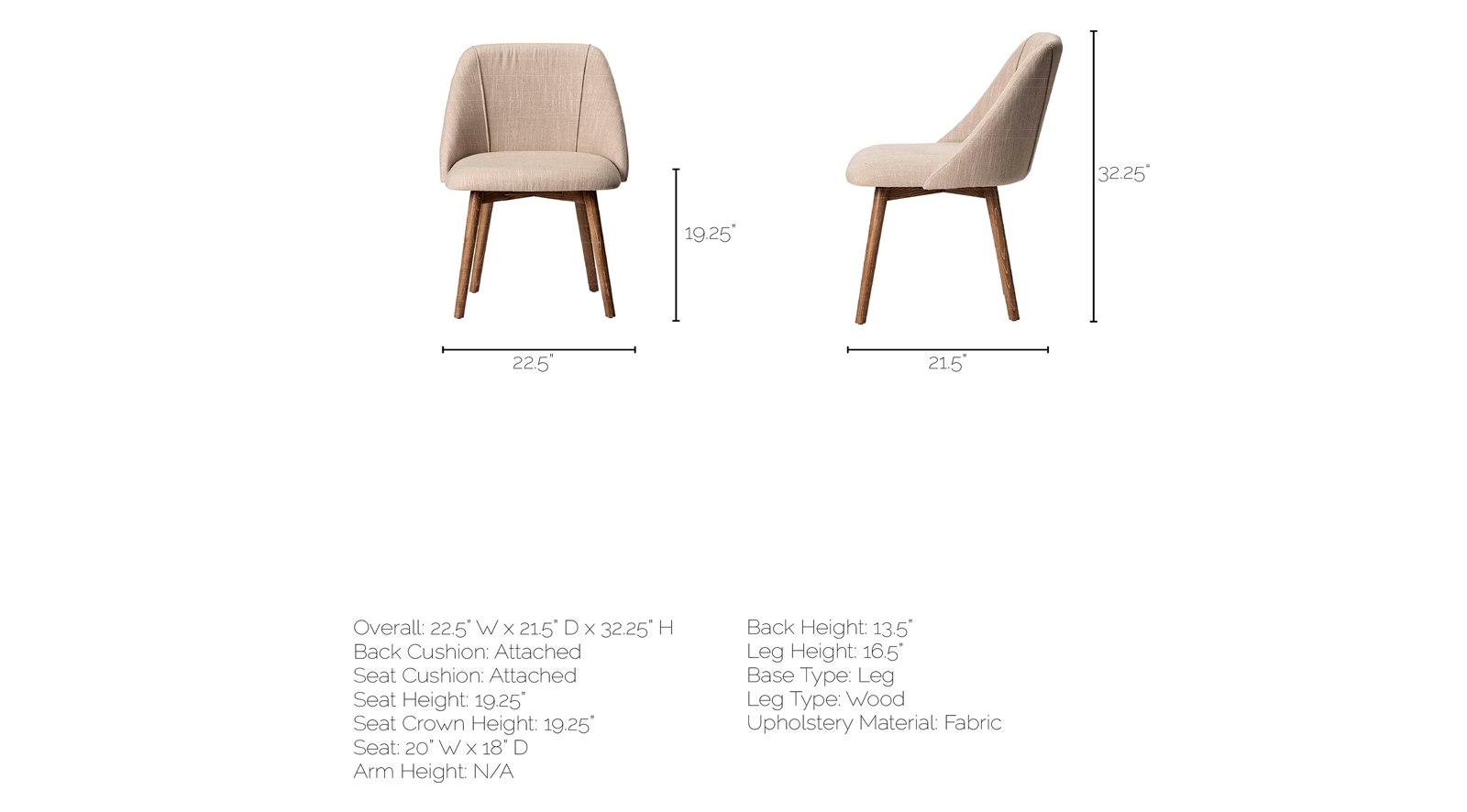 Ronald Dining Chair - Image 7