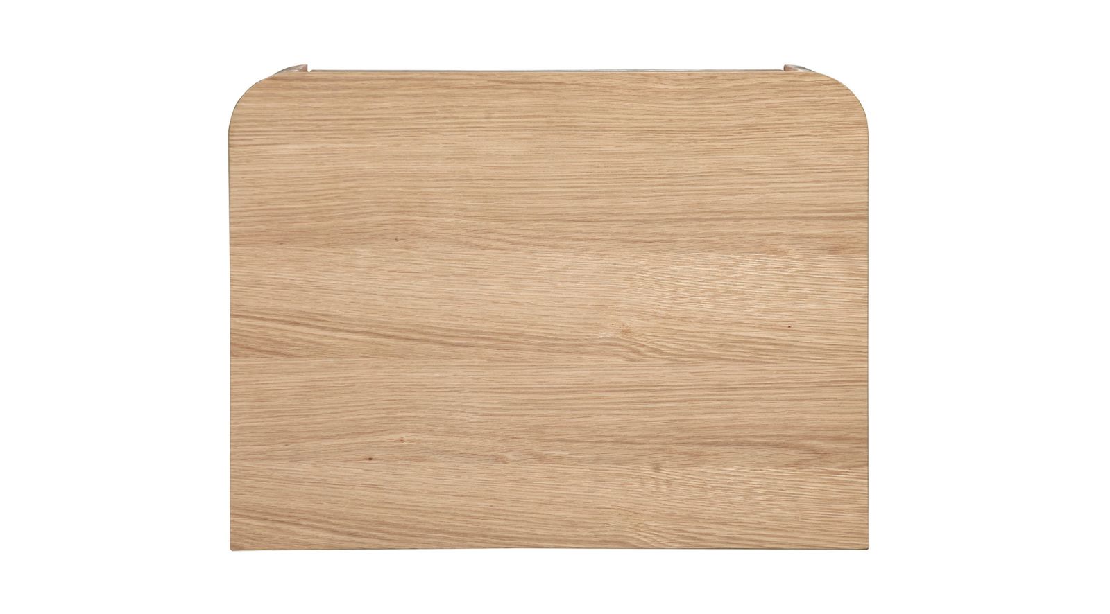 Round Off Tall Nightstand- Oak - Image 6