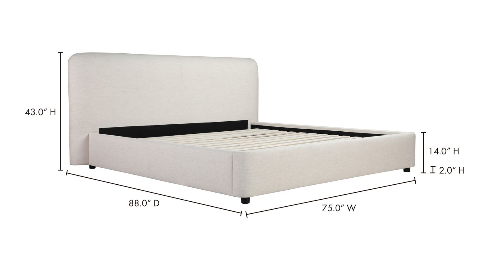 SAMARA QUEEN BED- COTTAGE LINEN - Image 9