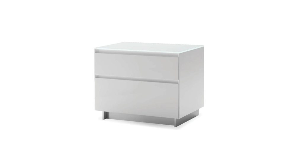 Savvy 2D Nightstand White