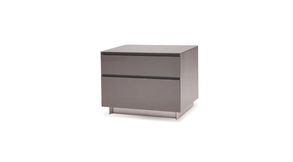 Savvy 2D Nightstand Grey