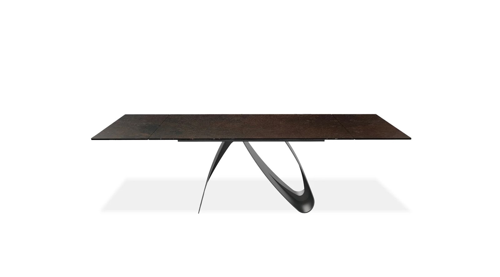 Signature 110" Double Extension Dining Table Brown - Image 4
