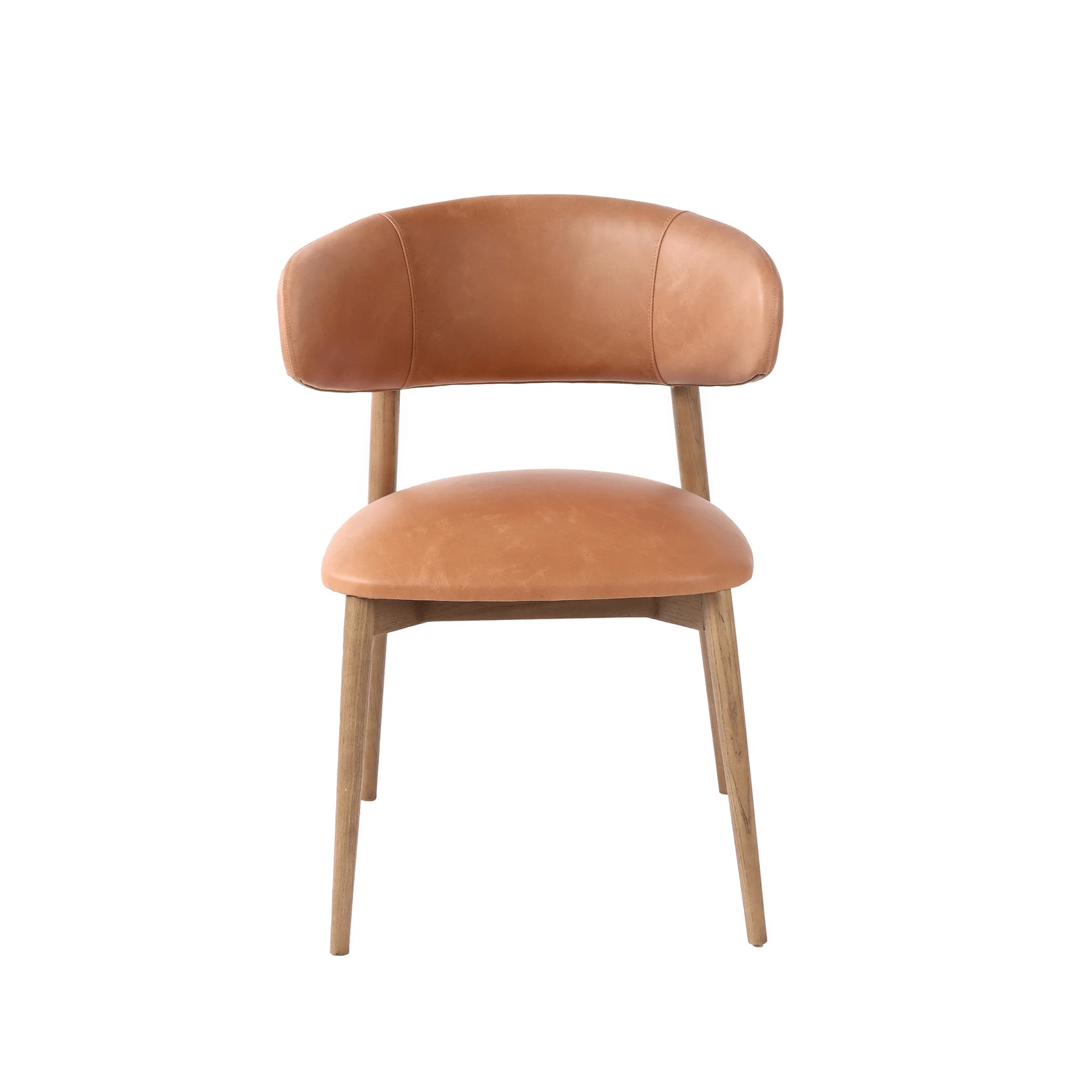 Windsor dining Chair- Hazelnut Leather