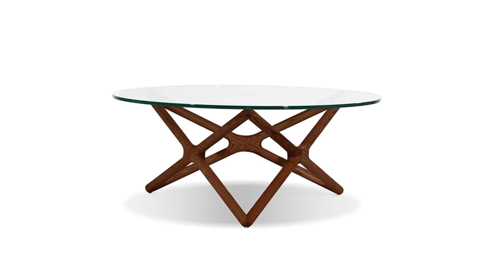 Quasar Coffee Table Stained Walnut